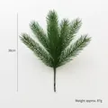 38cm artificial green pine branch for Christmas wreaths and holiday tree decoration - PE Pick Style E