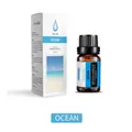 10ml ocean scented aromatherapy oil in brown glass bottle with white beach box - Ocean
