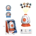 DIY Space Rocket Toy with Light Music and 8 Planet Projections for Kids Aged 3+ - 556 Re-entry Capsule With 3 Humans And Cards