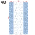 Dimensioni dettagliate della tovaglia per feste a scacchi bianchi e blu da 130x220cm - Fiocco di neve blu / 130*220cm