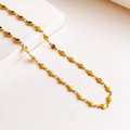 Elegante goldene Blüten-Halskette aus hochwertigem Edelstahl für Damen im Design - Halskette / Gold