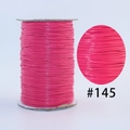 Cordon de cire coréen tressé en rose fuchsia #145 pour bijoux et colliers DIY - 2.5mm Diamètre / 80m Longueur / #145 Rose Fushia