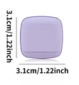 Lavender square finger puff 3.1cm mini makeup sponge for wet and dry application - Square Finger Powder Puff Purple