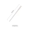 Minimalist Japanese style 24.5cm white ceramic chopsticks with pink floral pattern - Purple Flower - Ceramic Chopsticks