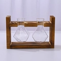 Diamond Double Bottle Retro Wood Stand