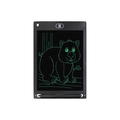 Black 12-inch LCD writing tablet with colorful cartoon wombat drawing and stylus - 8.5 Inch MK Monochrome Handwriting / Black