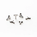 Silver T-shaped 26 English letter jewelry charms with 1.8mm hole for DIY crafting - Letter T / Silver Gray