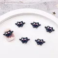 3D black cartoon cat nail art charms with glossy finish for Halloween DIY manicure - #7 Flying Cat
