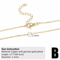Macro view of 1.1mm gold-plated brass beaded chain necklace with lobster clasp - Style B (1.1mm Bead Chain/40+5cm)