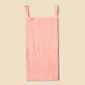 Borsa portaoggetti sospesa in garza di cotone rosa a due strati per culla - Rosa