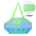L / Bleu avec sac vert