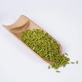 Artificial olive green seeds and grains model in a bamboo scoop for food photography - Dark Green Simulation Rice (500g)