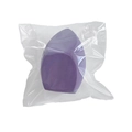 Éponge de maquillage violette en forme de goutte en mousse sans latex emballée - Sac OPP / Violet