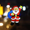 Cute Santa Claus window sticker with gift bag for Christmas holiday glass decoration - Santa Claus