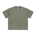 S T-Shirts Verde Gris Lavado