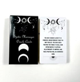 Sea Soul Journey Oracle cards set featuring black moon and star box with message card - G86 Spirit Messages Oracle Cards