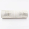 White and gold striped deco mesh ribbon roll for Christmas tree DIY crafts and decoration - 26cm X 10 Yards / White with Gold Glitter