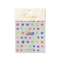 Colorful macaron star nail art stickers with jelly texture and 3D relief design - to3216-Jelly Macaron Star