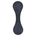 Handcrafted black crazy horse leather magnetic clip and bookmark with fine stitching - Crazy Horse Black