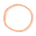 Bracelet de perles fait main empilable en corail doux pour un style quotidien - Corail