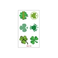 Waterproof St. Patrick's Day tattoo stickers with green shamrock and lucky motifs - WS-116