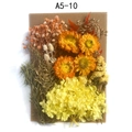DIY dried flower kit with yellow hydrangea, daisies and baby's breath for resin art - Flower Pack No.10
