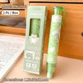 Borrador retráctil rana verde matcha MK-0643 para niños con diseño de dibujos - Rana de Ojos Grandes