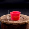 Mini seau à poulet rouge pour décoration de maison de poupée, 1,9x2,7 cm - Seau Familial