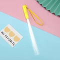 LED fiber optic wand with yellow handle and lanyard for concerts and party atmosphere - Yellow Handle (3-Mode Switch) / Yellow