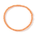 Bracelet de perles fait main orange-rose métallique pour un style quotidien - Orange Rose