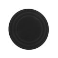 Sottopentola rotondo grande in silicone nero resistente al calore con trama a nido - Set da 3 pezzi / Nero