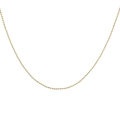Elegante collar de bolas doradas para mujer con un diseño minimalista de acero - bola cadena