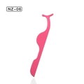 Pink eyelash applicator tool NZ-06 made of plastic for easy false lash placement - NZ-06 Rose Red
