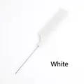 Pettine professionale bianco con coda in metallo per lo styling dei capelli - Bianco Perlato