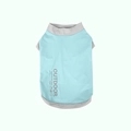 Light blue and grey two-tone breathable pet vest featuring OUTDOOR text print - M / Tops / Mint Green