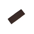Elastic wide headband in dark coffee brown color for yoga and athletic hair styling - Dark Coffee