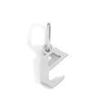 Polished silver gothic style letter E pendant with jump ring for DIY jewelry making - Letter E / Steel