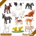 12-piece farm animal babies model set featuring realistic piglet cow and lamb figures - 12Pcs Farm Animal Babies Set