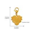 Golden heart pendant in stainless steel featuring radial texture and 18k gold plating - Gold Radial Texture Heart Pendant (D168)