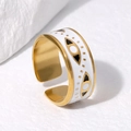 Gold White Evil Eye Style (JR312)