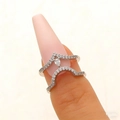 Double Layer V-Shape Teardrop Style (WG-1234)