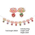 Christmas paper bunting with hot air balloon and gift box design 2.9 meters long - 2.9m Balloon Style