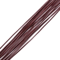 Dark red genuine leather cord for DIY jewelry making and handmade necklace weaving - Burgundy