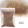 Polvere glitter finissima oro champagne #05 in busta da 10g per nail art professionale - Sacco da 10g / Bronzo