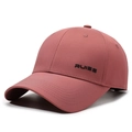 Casquette de baseball séchage rapide rose poudré avec logo RUIZE brodé noir - Rose foncé