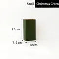 Piccolo sacchetto regalo in carta kraft verde scuro con manici per dolci natalizi - Piccolo / Verde Natale