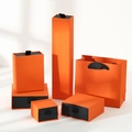 12*6*11cm Handbag Orange & Black