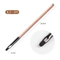 Professional KS-09 acrylic nail brush with pink handle and 0.7cm round fiber bristle head - Round Head Phototherapy Brush (KS09)