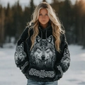 3XL Black (Wolf Head)