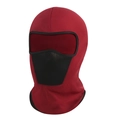 Breathable red cycling balaclava with mesh face mask for outdoor motorcycle skiing - L(58-60cm) / Red